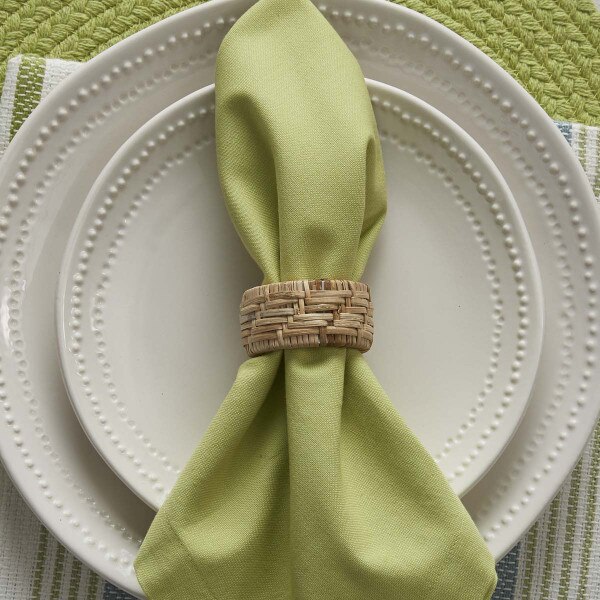Basket Weave Napkin Ring SplitP